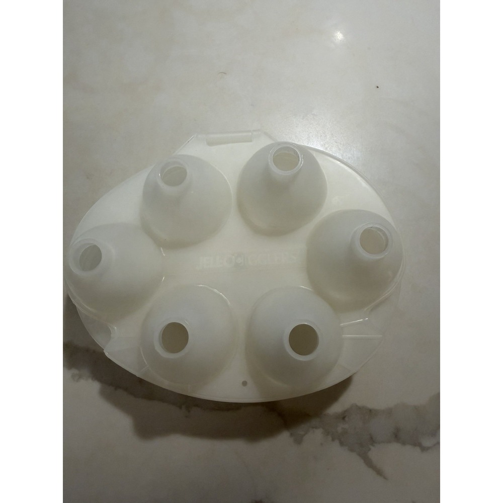 Jell-O Egg Jigglers Plastic Mold Easter 6 Cavity Gelatin Tool Vintage